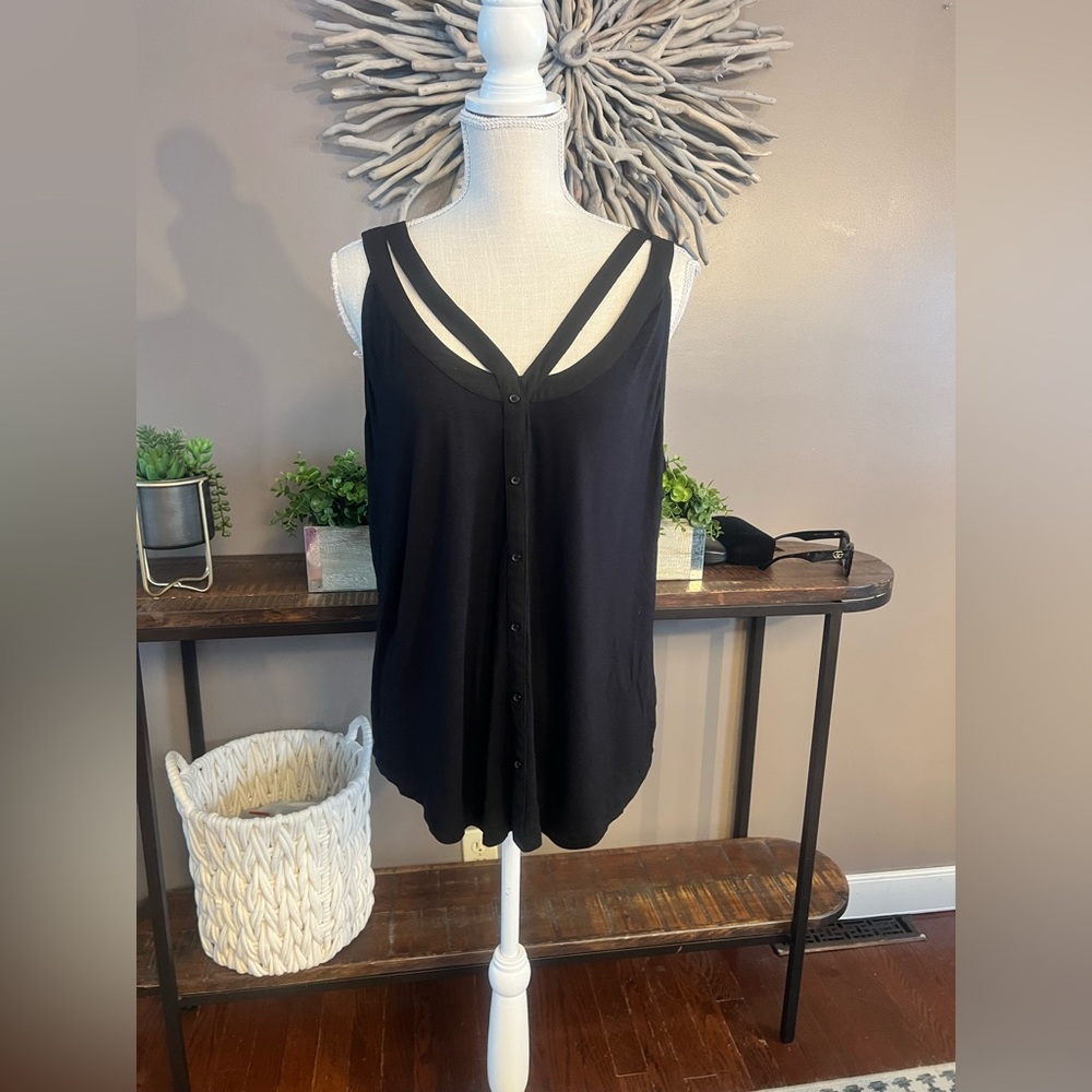 Candies tank top in black